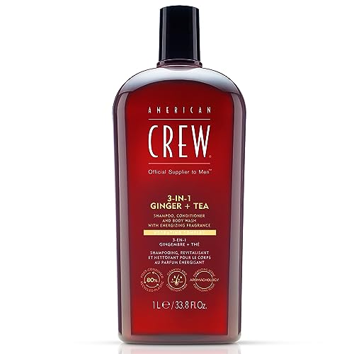 American Crew 3-in-1 Shampoo Body Wash & Conditioner Ginger + Tea 33.8 fl oz - Variation of THIS listing
