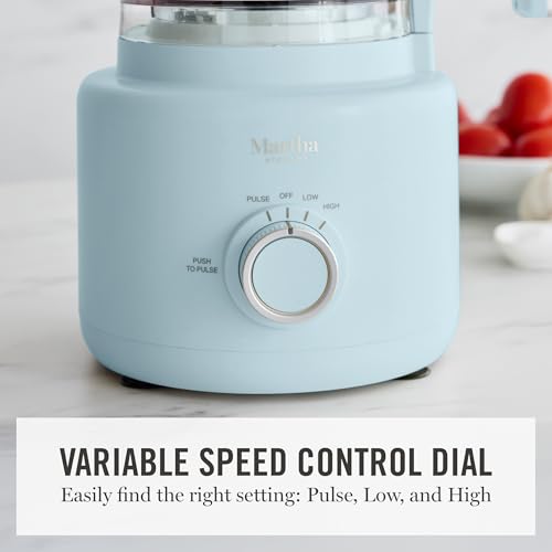 10 Cup Food Processor & Electric Chopper - Sky Blue - One Touch Pulse
