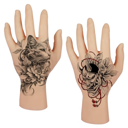Tattoo Practice Hand with Wrist - Silicone Fake Hand for Tattoo Training & Display