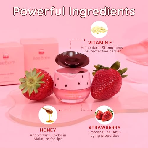 Bee Balm Lip Balm with Propolis & Honey - Hydrating & Nourishing for Dry Lips
