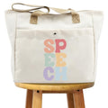 WCGXKO Speech Tb Tote Bag for SLP – Therapy Graduate Gift, Speech Therapist Gift