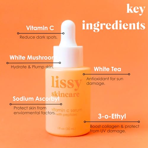 Vitamin C Serum with Peptides & Licorice Root for Brightening & Anti-Aging - 30ml