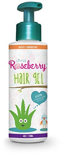 Kids Hair Gel Light Hold Organic Aloe Vera Vitamins 4oz Pack of 2