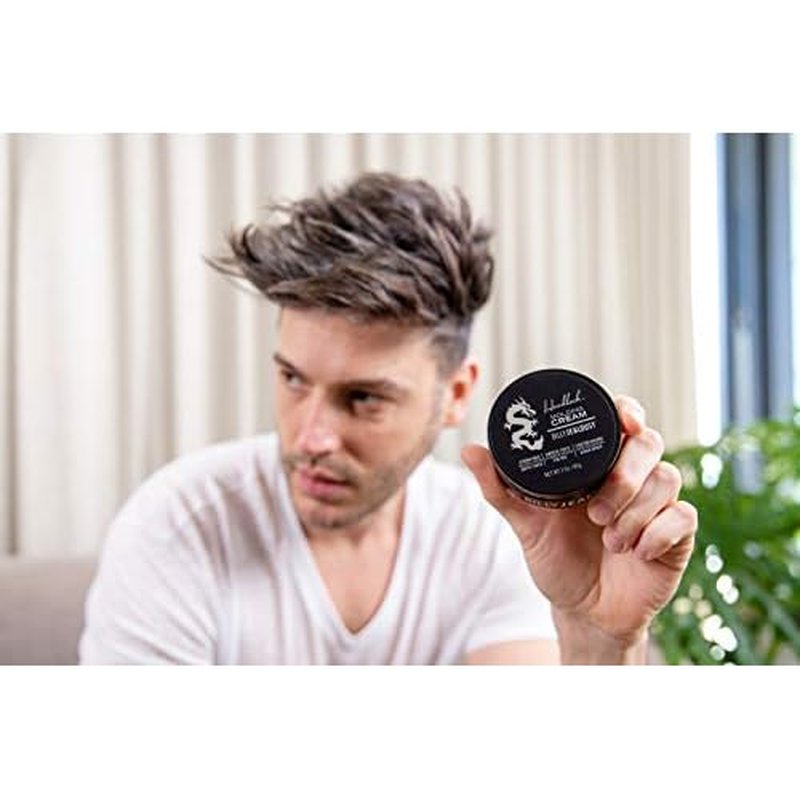 Billy Jealousy Headlock Hair Molding Cream, Hair Styling Cream for Men with Strong All-Day Hold, Natural Matte Finish Styling Agent for All Lengths, 3 Ounce