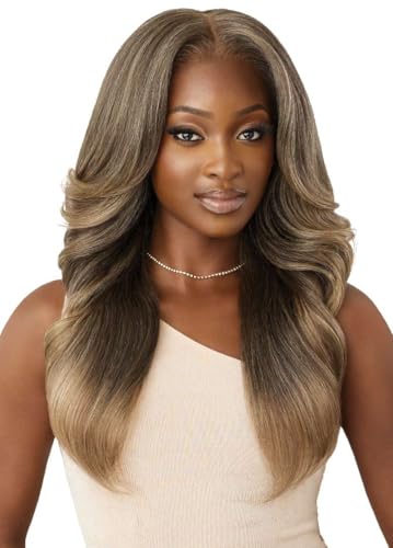 Outre Lace Front Wig 13x6 Deep Auburn with Pre-Plucked Hairline & Elastic Band
