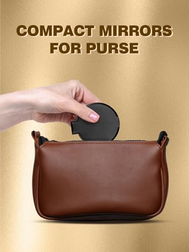 96 Pack Compact Mirrors Bulk - White Pocket Travel Makeup Mirrors for Party Favors