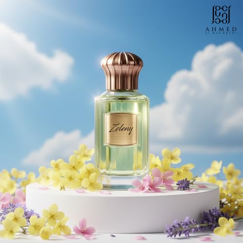 Ahmed Zeleny Unisex Eau De Parfum 100ml - Fresh Green Woody Fragrance