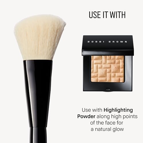 Bobbi Brown Cheek & Powder Brush | Multi-Purpose Brushes for Blending Blush, Bronzer or Powder for Seamless Application