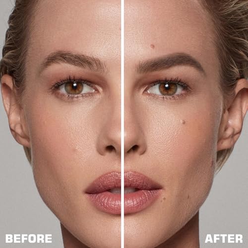 Eyebrow Gel - Peel Off Eyebrow Tint With Eyebrow Stencils, Long-lasting Brow Gel for Strong Hold & Natural Finish, Waterproof Eyebrow Makeup for Fuller & Defined Looking Brows (Warm Brown)
