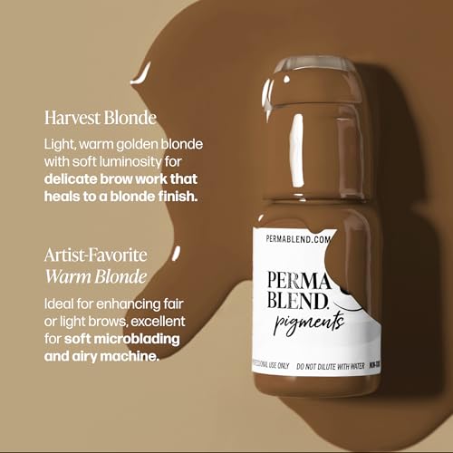 Perma Blend Harvest Blonde Microblading Tattoo Ink 0.5 oz - Permanent Makeup