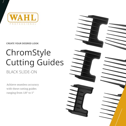 Hair Clipper Cutting Guides Set - 6 Sizes for Precision Haircutting