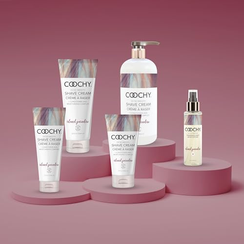 Coochy Moisturizing Shave Cream - Gentle Intimate Shaving Lotion - Island Paradise, 12.5 Fl Oz