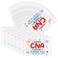 CNA Week Appreciation Gift Bags - 120 Bulk EVA Makeup & Cosmetic Pouches with Zipper - Assistants Week