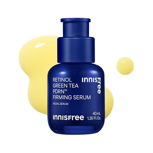 innisfree Green Tea Retinol PDRN Firming Serum - Vegan Korean Skincare for Fine Lines and Smoothing Skin Texture, Available in Gift Set