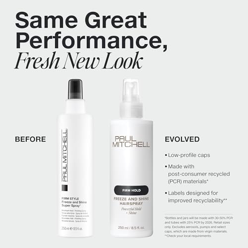 Paul Mitchell Freeze and Shine Super Hairspray Maximum Hold & Shine 8.5 Fl Oz