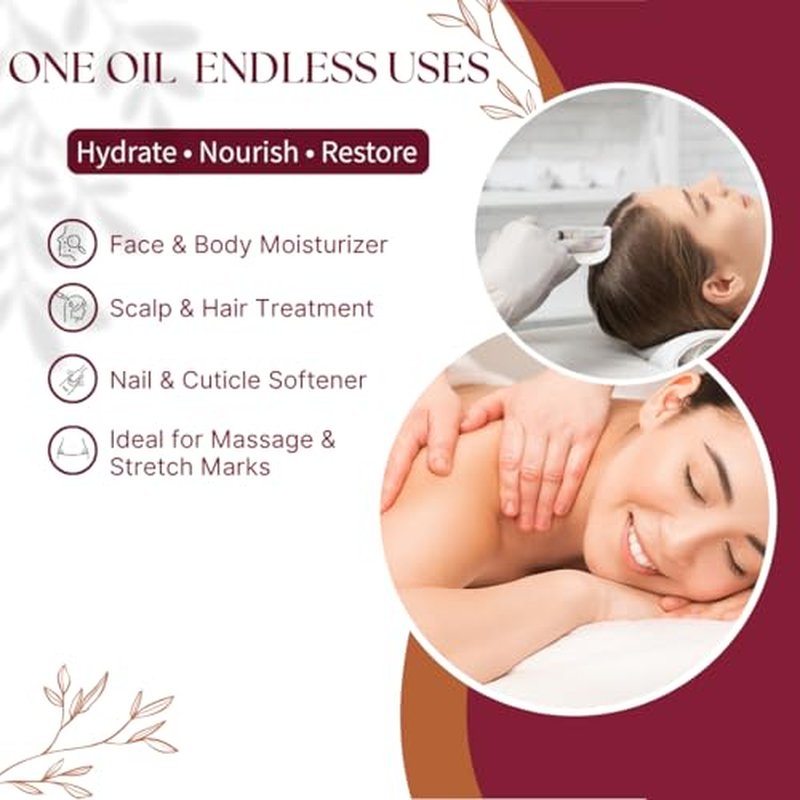 ISLA & FONTANE Jojoba Oil ? 500ml (17 fl oz) | 100% Pure & Natural | Golden, Unrefined, Cold Pressed | Hexane-Free Carrier Oil for Skin, Hair, Face, Nails & Body Moisturizing