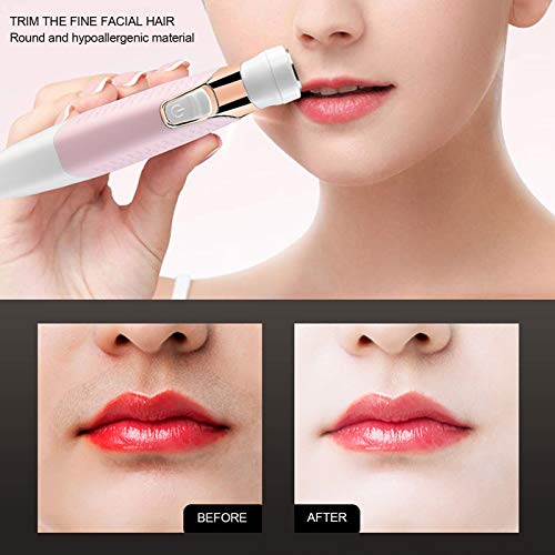 USB Rechargeable Electric Epilator, 5 in 1 Painless Body Remover, Female Hair Removal Machine, with Multifunctional Shaving Head for Legs Underarms Bikini and Full Body