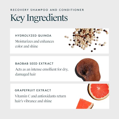 VIRTUE Repair Shampoo & Conditioner Set for Damaged Hair - 8 Fl Oz