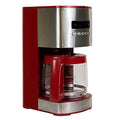 Stainless Steel 12-Cup Programmable Coffee Maker with Glass Pot & Bold Brew