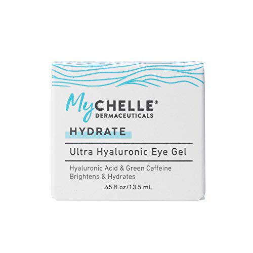 MyChelle Ultra Hyaluronic Eye Gel 0.45 Fl Oz Vegan Hydrating Eye Treatment