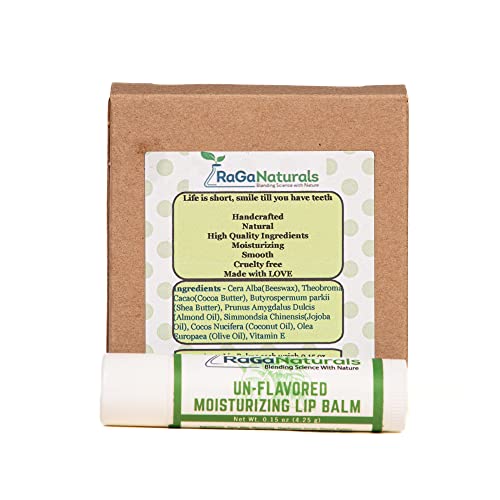 RaGaNaturals Fragrance Free Body Lotion, Body Cream and Fragrance Free Moisturizing Lip Balm.