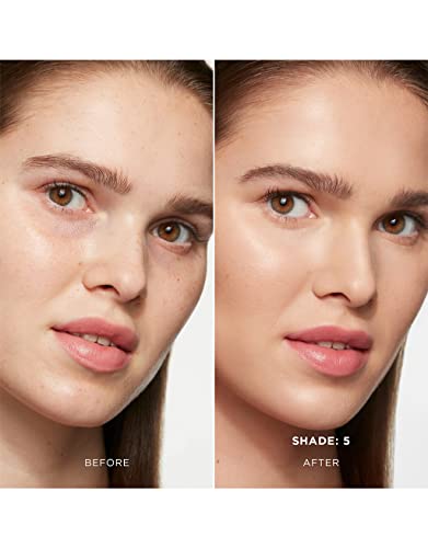 1 Fl Oz Liquid Foundation Shade 5 - Soft Glow, Moisturizing, Buildable Coverage