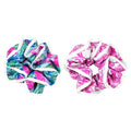 Lilly Pulitzer Ruffle Hair Scrunchies Set - Unforgettable Pink & Endless Summer