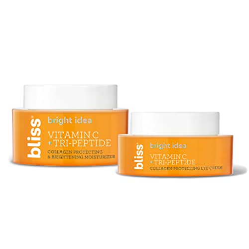 Brightening Eye Cream & Face Moisturizer with Vitamin C & Tri-Peptides