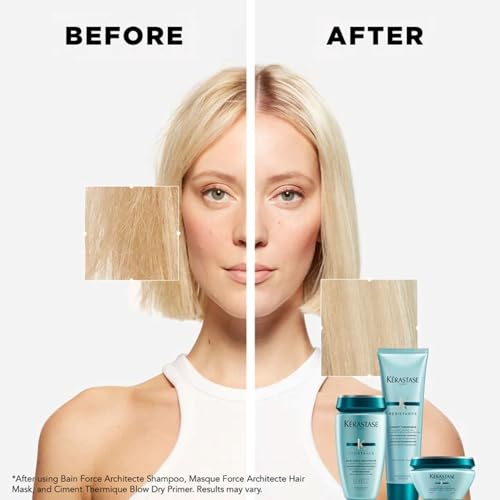 KÉRASTASE Resistance Strengthening Shampoo for Damaged Hair 16.91 Fl Oz