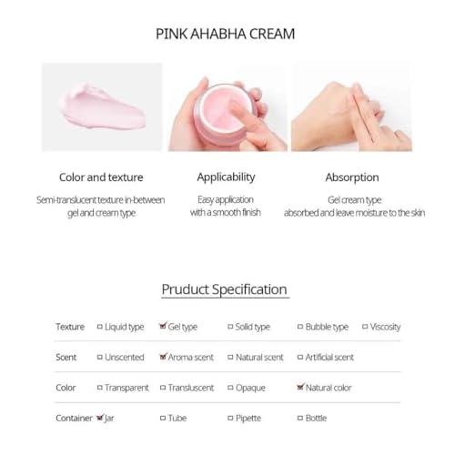 NACIFIC Pink AHA BHA Facial Cream 50ml