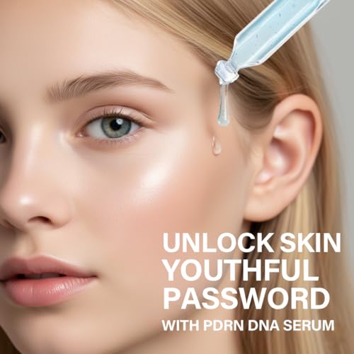 Salmon DNA Serum with Hyaluronic Acid - 30 Ampoules, 0.05 oz Each - Hydrating Anti-Aging Skincare