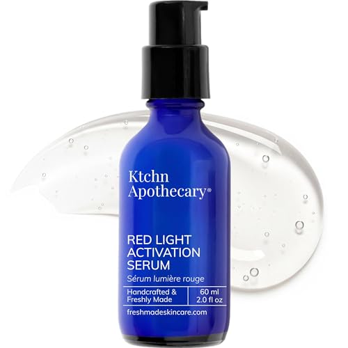 Red Light Serum for Face & Neck with Matcha & Hyaluronic Acid – 2 oz