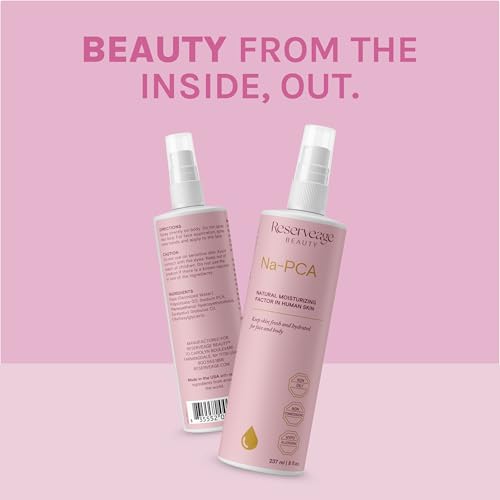 Na-PCA Facial & Body Hydrating Spray - Without Aloe Vera - 8 Fl Oz Pack of 2