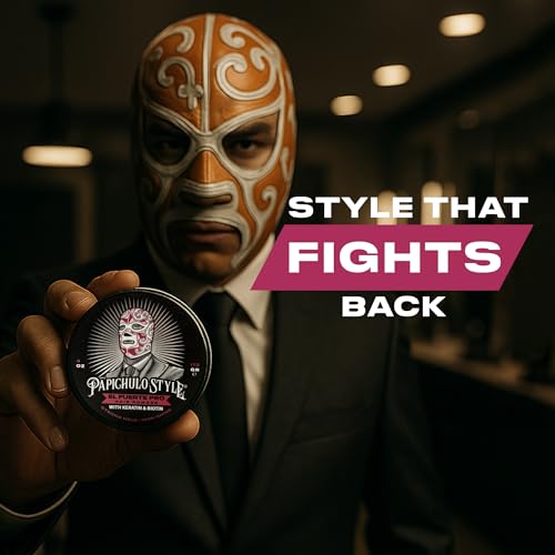 PRO Pomade 4 oz - Strong Hold, High Shine, Adds Volume, Water-Based, Flake-Free, Infused with Keratin & Biotin - Easy Washout - Made in USA