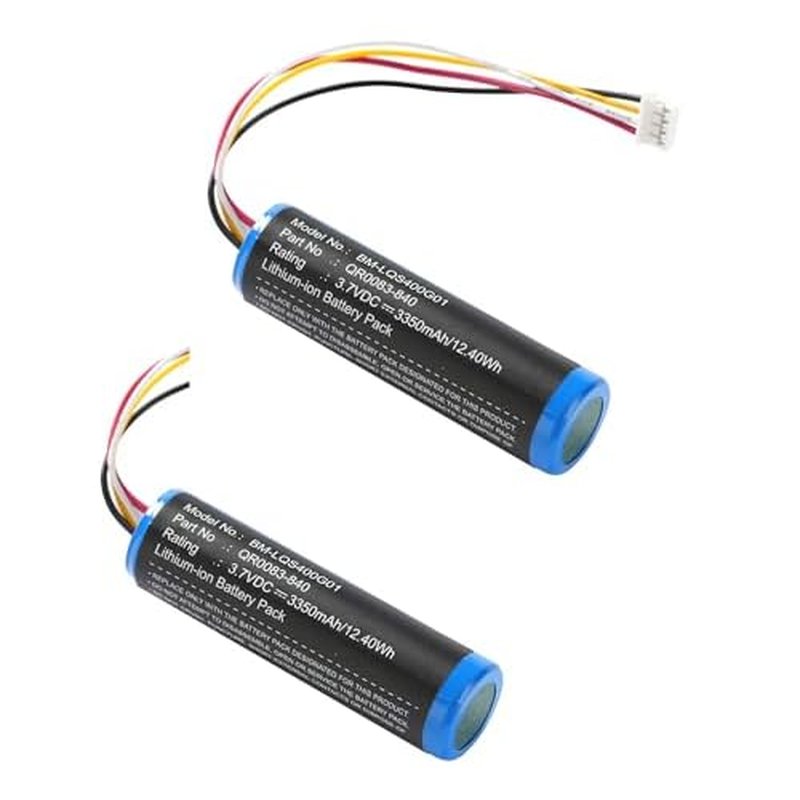 2Pcs Battery IAN034NA QR0083-840 Replacement for Qolsys IQ Panel 4, IQP4001 IQP4002 IQP4003 IQP4004 IQP4005 IQP4006 (3350mAh Rechargeable)