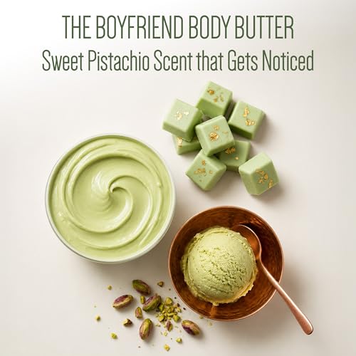 Hydrating Pistachio Body Cream with Vitamin E - Whipped 8oz
