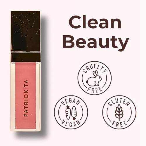 PATRICK TA Major Volume Plumping Lip Gloss - Say Less - Rich Milky Pink, Superficial