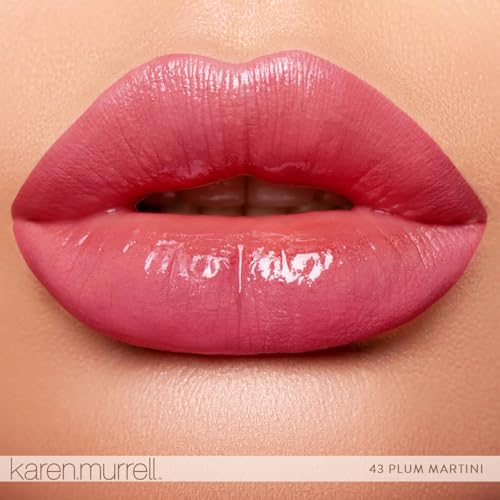 Natural Lipstick Lip Tint - Plum Martini Sheer Glossy Buildable & Moisturizing