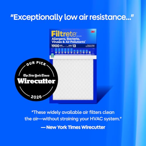 Filtrete 20x23x1 Air Filter MERV 13 MPR 1900 - 3-Month HVAC Filter
