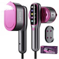 YOZLNFO Glossy Purple & Grey Travel Garment Steamer, Portable Handheld Iron 110V