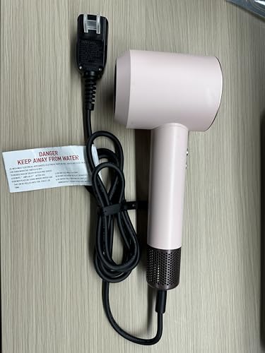 Pink Professional Hair Dryer - Fast Drying, Low Noise Blow Dryer for Home Salon Travel - A02