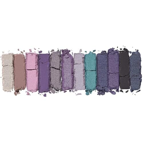 Rimmel London Magnif'Eyes Eyeshadow Palette, 12 Shades, Blendable Formula, Versatile, 008, Electric Violet, 0.5oz