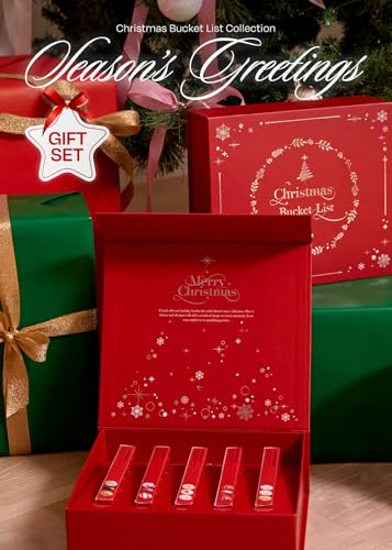 ohora Christmas Bucket List Limited Edition Nail Sticker Set - Salon-Quality, Long Lasting, Easy to Apply & Remove