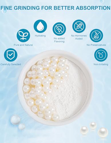 Pearl Powder Organic 3.53oz 2-Pack for DIY Skincare, Anti-Aging & Pore Refining