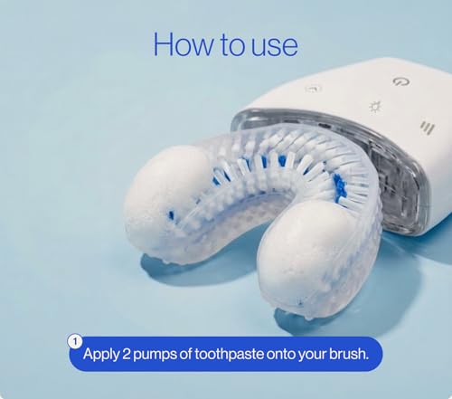 Autobrush Nano-HAp Fluoride-Free Foaming Toothpaste Mint 1.69 Fl Oz Pack of 2 - Whitening & Deep Cleaning