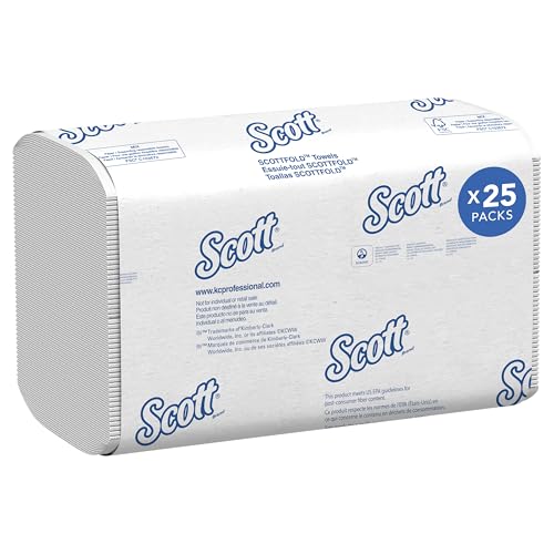 Case of Scott Professional Scottfold Multifold Paper Towels 25 Packs, 175 Sheets Each
