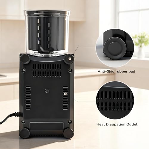 Electric Ice Crusher Machine with Upgraded Motor & Stainless Steel Blade