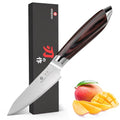 Reddish-Brown Paring Knife 3.75 Inch - Japanese High Carbon Stainless Steel