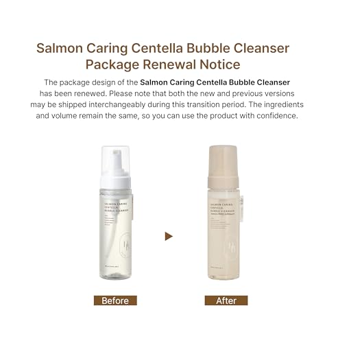 Salmon & Centella Bubble Facial Cleanser - pH 5.5 Moisturizing Skin Care