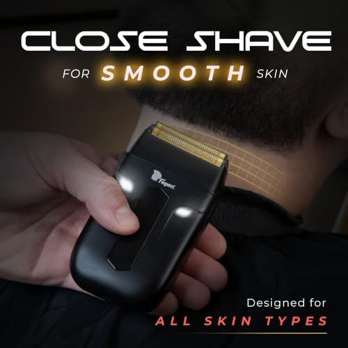 Men's Cordless Foil Shaver with 8500 RPM High Torque & Nano-Close Blades